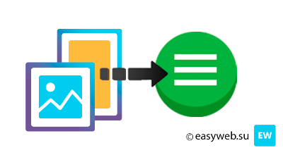Изображения пунктов меню