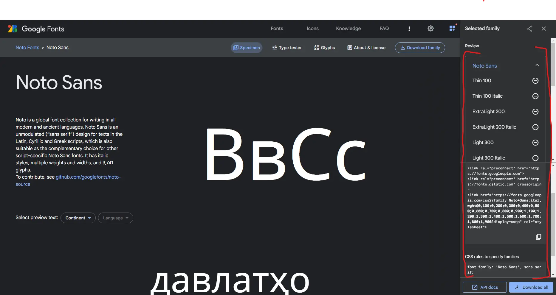 Google Fonts